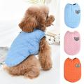 XWQ Pet Jacket Double-breasted Keep Warmth Soft Texture Pet Dog Vest Coat Outfit for Winter