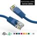 6ft (1.8M) Cat5E UTP Ethernet Network Booted Cable 6 Feet (1.8 Meters) Gigabit LAN Network Cable RJ45 High Speed Patch Cable Blue (3 Pack)