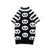 Comfy Soft Tops Dog Clothes Small Dogs Apparels Doggie Party Shirt Puppy T shirt Christmas for Pets A1-Black X-Small