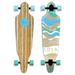 SOLA Bamboo Pro Graphic Complete Kicktail Longboard Skateboard 36 To 38 Inch (WAVE)