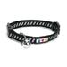 Pawtitas Traffic Reflective Cat Collar with Safety Buckle and Removable Bell Cat Collar Kitten Collar Black Cat Collar