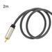NUZYZ Digital Coaxial Audio Video Cable Stereo SPDIF 3 5mm to RCA for Mi 12 TV