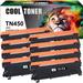 Cool Toner Compatible Toner Cartridge Replacement for Brother TN-450 for Brother HL-2270DW HL-2280DW MFC-7360N MFC-7860DW DCP-7065DN HL-2240 FAX-2940 Printer (Black 8-Pack)