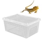 Sunjoy Tech Reptile Breeding Box - Amphibian Insect Reptile Habitat Snake Turtle Habitat Reptile Feeding Case for Crayfish Crab