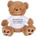 You Remind Me Of Chapstick Bear Cute Couple Gift: 8 Inch Brown Teddy Bear Stuffed Animal