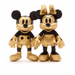 Disney Parks 50th Mickey and Minnie Gold Limited Release Plush Set New with Box