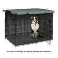 AoHao Dog Crate Cover Durable Polyester Universal Fit for 48 inches Wire Dog Crate