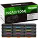 Victoner 12-Pack Compatible Toner for HP CF500A CF501A CF502A CF503A 202A Use with HP Color LaserJet Pro M254dw M254dn M254nw 3x Black 3x Cyan 3x Magenta 3x Yellow