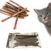 10/20pcs Cat Cleaning Teeth Natural Wood Pet Cat Molar Toothpaste Stick Cat Snacks Sticks