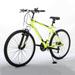 Dinling Adult Hybrid Bike Mens mountain bike Shimano 21 Speeds 26 Inch Wheels Yellow