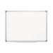 MasterVision Earth Gold Ultra Magnetic Dry Erase Boards 24 x 36 White Surface Silver Aluminum Frame