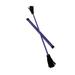 Z-Stix Professional Juggling Flower Sticks/Devil Sticks and 2 Hand Sticks High Quality Beginner Friendly - Neon Series (Mosquito Neon Purple)