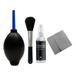 4Pcs/Set Screen Cleaner Kit for Laptop/Phone/ Pad/Eyeglass TV Monitor Cleaning Cloth with Spray + Brush+ Air Blowing