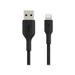 BOOST CHARGE Braided Lightning to USB-A ChargeSync Cable 6.6 ft Black