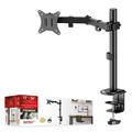 Barkan 13- 34 inch Full Motion Flat / Curved Monitor Desk Mount Black 2 Year Warranty