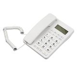 Desktop Corded Landline Phone Fixed Telephone Big Button for Elderly Seniors Phone with LCD Display Mute/ Pause/ Hold/ Flash/ Redial/ Hands Free Functions for Home Hotel Office Bank Call Cen