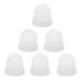 Hearing Domes 10pcs Reusable Hearing Eartips Washable Soft Silicone For Replacement For Daily Uses White
