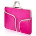 JIAOCHU Laptop Chromebook Case Notebook Sleeve Protector Bag Case Ultrabook Bag Tablet Cover For MacBook Samsung Chromebook HP Acer Lenovo Google DELL Asus (Pink 11.6-12.3 In)