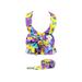 Soft Comfy Tshirt Breathable Printing Vest Puppy Shirt Cute Pet Apparel Dog Clothes for Small Dogs Cat Dog Purple Medium