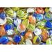 Creative Stuff Glass - Varied Mixes - Glass Gems - Vase Fillers - Aquarium Decorations (3 lb Cat-Eye Mix)