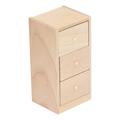 FAGINEY Mini Cabinet Model With 3 Layer Drawer Doll House Storage Furniture For 1:12 Scale Dollhouse Cabinet Model Toy 3 Layer Drawer Cabinet Model