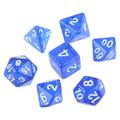 7-Dice Sided D4 D6 D8 D10 D12 D20 Magic-the-Gathering RPG Poly Game Set