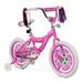 TRACER Avery 16 Inch Steel Framed Kids Bicycle w/ Training Wheels Pink