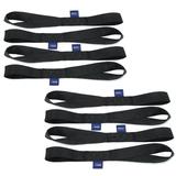 MOCA AUTOPARTS 8-Pack Soft Loop Tie Down Straps 10643 Lbs Breaking Strength 1.6 x 17 inches Heavy Duty Tie Down Loops for Secure Trailering of Kayak Motorcycles ATV UTV