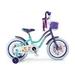 Micargi ELLIE-G-16-BBL-PP 16 In. Girls Bicycle Baby Blue and Purple