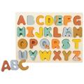 Small Foot Wooden Toys Safari Themed ABCs Letter Puzzle Designed for Children Ages 12+ Months