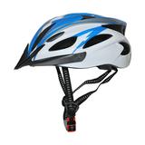 Adult Mens Bike Helmet Scooter Helmets for Men Women Casco Para Bicicleta Blue+White
