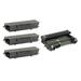 PrinterDash Compatible Replacement for Pitney Bowes FX-3000 Drum/Toner Value Combo Pack (1-Drum Unit/3-Toners) (485-4_485-5VB)