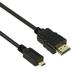 axGear Micro HDMI MICROHDMI to HDMI Cable 6 FT for HDTV 6FT 6F 1.8 Meter