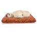 Fruits Pet Bed Cherry Branches and Leaves Summer Eat Organic Food Motif Print Chew Resistant Pad for Dogs and Cats Cushion with Removable Cover 24 x 39 Burnt Orange and Multicolor by Ambesonne