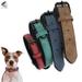 PULLIMORE PU Leather Dogs Collar Adjustable Soft Padded Pet Collar for Small Medium Large Dogs (M Khaki)