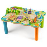 Melissa & Doug First Play Childrenâ€™s Jungle Wooden Activity Table for Toddlers