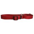 Yellow Dog Design Red Simple Solid Martingale Dog Collar 1 Wide and Fits Neck 18 to 26 Large