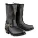 Milwaukee Leather MBL9360 Women s Black 11-Inch Harness Classic Square Toe Leather Boots 11