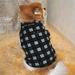 Dog Sweatshirt Clothes Winter Warm Dog Fleece Vest with Leash Ring Pet Pullover for Puppy Small Medium Dogs Cats