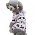 Pet Dog Cat Fleece Warm Clothes Puppy Snowflake Hoody Soft Coat Sweater for Small Dogs