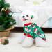 S-2XL Dog Clothes Cute Christmas Theme Print Dogs Fleece Coat Winter Warm Chihuahua Yorkshire Hoodie Outfit Puppy Cat Costume