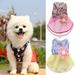 Cheers.US Dog clothes in spring and summer cats Korean clothes pet supplies small and medium sized dogs flower dresses Teddy wedding dresses