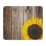 CafePress - Rustic Barn Wood Sunflower - Non-slip Rubber Mousepad Gaming Mouse Pad