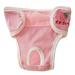 Popvcly Washable Female Dog Diapers Puppy Diapers for Dog Period Reusable Doggie Diapers Highly Absorbent Dog Heat Panties Pink L
