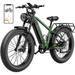 Heybike Brawn Electric Bike for Adults 750W Fat Tire Ebikes with 48V 18Ah Removable Battery 26 Wheel Electric Mountain Bike Hydraulic Front Fork Electric Bicycles