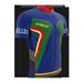 Seychelles Full Zipper Bike Short Sleeve Cycling Jersey for Men - Size M