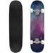 Background Of The Universe Star Cluster And Nebula A Cloud In Space Outdoor Skateboard 31 x8 Pro Complete Skate Board Cruiser 8 Layers Double Kick Concave Deck Maple Longboards for Youths Sports