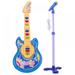1 Set Kids Guitar Kids Microphone with Stand Toddler Microphone Kids Guitar for Boys and Grils Children s Bass Guitar Speaker Microphone Set