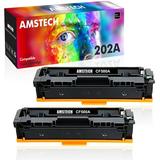 Amstech Compatible Toner for HP CF500A for HP Color LaserJet Pro M254dw M254dn M254nw MFP M281fdw MFP M281fdn MFP M281cdw MFP M280nw Printer(Black 2-Pack)