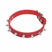 Spiked Rivet Stuffed Leather Pet Collar 1.5cm/0.5 Width for Cats & Puppy Small Medium Large Dogs (L).F46